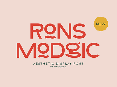 Rons Modgic Modern Display Font beautiful child creative cute doodles fancy font font font awesome font style fun happy kids lettering letters logo playful pretty type typeface typography