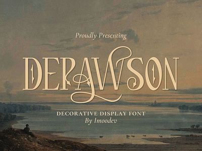 Depawson Ornamental Typeface 60s 70s art beautiful calligraphy creative cursive font hippie luxury modern psychedelic roman rough royal typography victorian