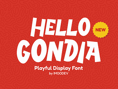 Hello Gondia Playful Font alphabet fonts cartoon child children comic cute doodle fancy font font font style fun funny happy holiday kids quirky typeface typography whimsical