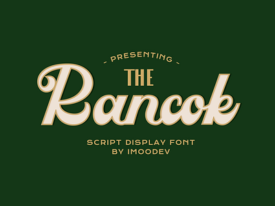 Rancok Script Casual Font 1970s 70s alphabet classic cute disco font font font style food font funky groovy hippie lettering design lettering fonts retro seventies type typeface typography vintage