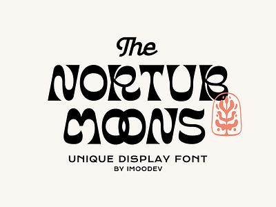 Nortub Moons Modern Cursive