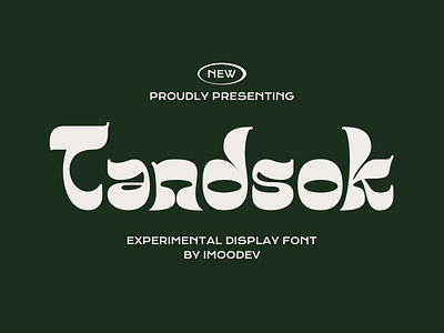 Tandsok Experimental Typography