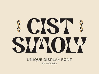 Cist Simoly Modern Classic Font 60s 70s 80s 90s bold elegant font font style funky hippie hippy lettering logo font luxury old psychedelic retro typeface typography vintage