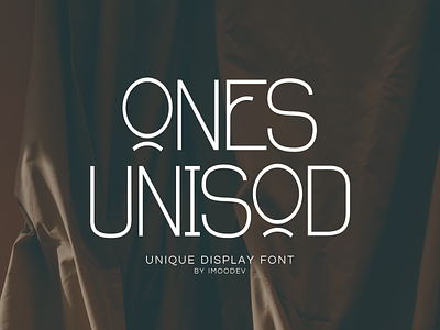 Ones Unisod Thin Modern Font