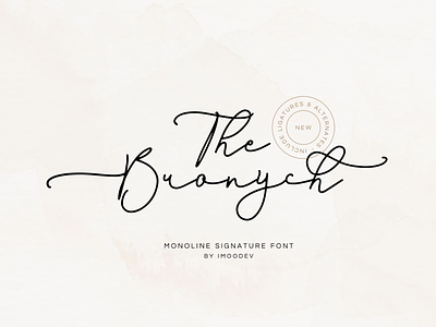 The Bronych Handwriting Font alphabet beautiful best calligraphy casual cursive calligraphy alphabet cursive letters cursive writing elegant font fancy font handwritten lettering letters script font signature simple stylish typeface typography