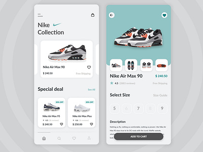 Nike App Design