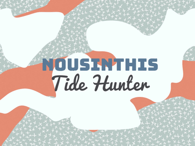 NOUSINTHIS "Tide hunter" Lettering Animation ae animation lettering