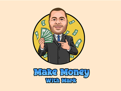 Make Money With Mark art branding design graphic design illustration illustrator logo vector