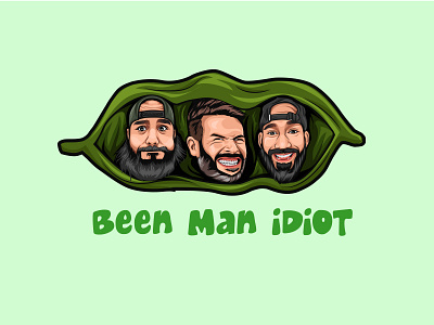 Been Man Idiot art branding design graphic design illustration illustrator logo vector