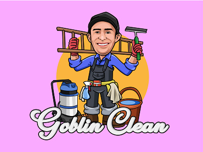 Goblin Clean art branding design flat graphic design icon illustration illustrator logo vector