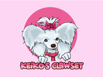 Keiko's Clawset art branding design graphic design illustration illustrator logo vector