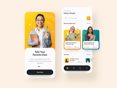 Class Online App UI Design