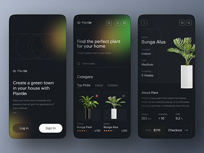 Plantin - Plants Shop Mobile App 🍀