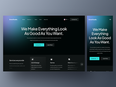 Enver Studio - Responsive Concept 🚀 by Asal Design® for Enver Studio on ...