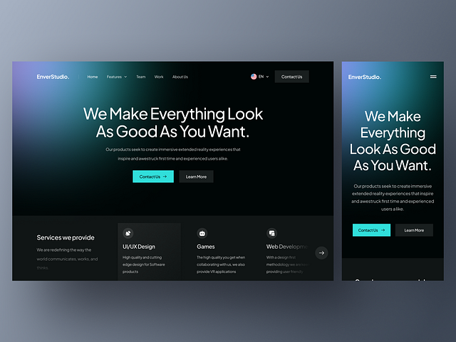 Enver Studio - Responsive Concept 🚀 by Asal Design® for Enver Studio on ...