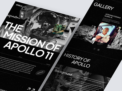 APOLLO 11 - Landing Page 👨🏻‍🚀