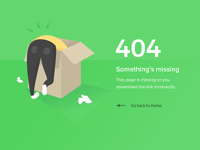 404 Page — UI Weekly Challenges 404 page page not found design