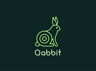 qabbit art branding clean design flat graphic design illustration illustrator logo minimal