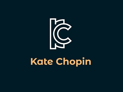 kate chopin clean flat graphic design illustrator logo logo design minimal modern procreate vectornator