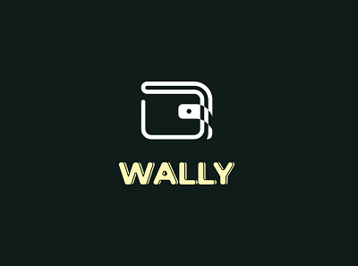 wally branding clean design flat graphic design illustrator logo minimal modern vector