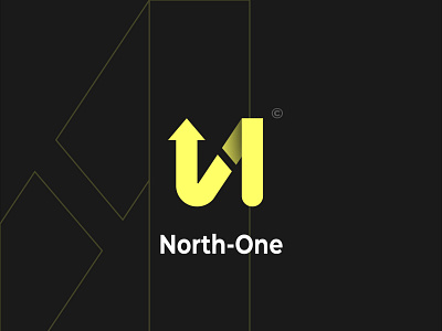 North-One branding clean design flat graphic design illustration logo minimal vector