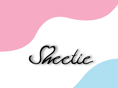 Sweetie branding graphic design handwritten logo minimal