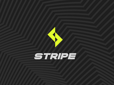 Stripe branding clean design flat graphic design logo minimal