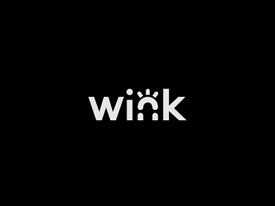 Wink branding clean design flat graphic design illustration logo minimal vector