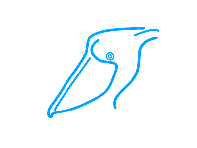 Shoebill line logo shoebill line logo