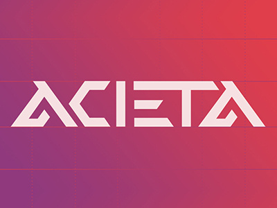 Acieta logo logotype tech