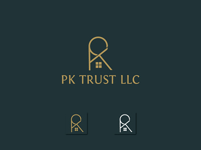 pk real building logo branding branding logo creative logo design flat gradient logo graphic design logo minimal modern logo