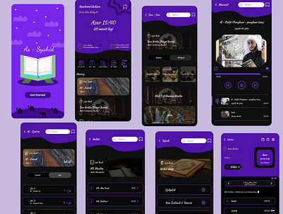 Islamic As - Syahid Mobile Apps Design