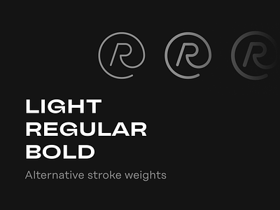 Alternative stroke weights for Rubber Icons bold design resoruces dynamic figma freebie icon pack icon set icon system light minimal icons outline icons regular sketch stoke icons ui resources
