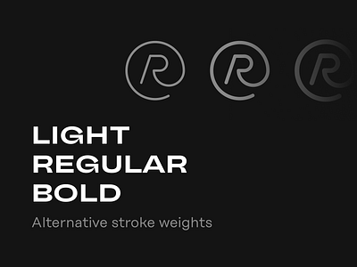 Alternative stroke weights for Rubber Icons