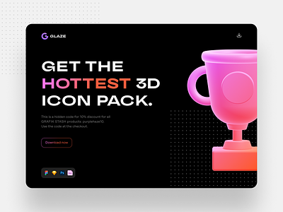 Glaze 3D Icons