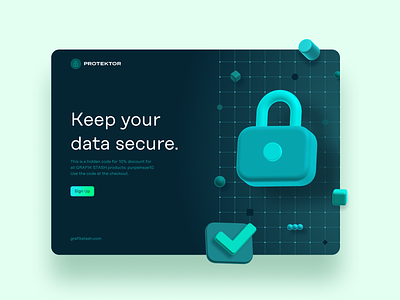 Data Privacy Website Hero Concept 3d 3d icons data design figma freebie hero section icon pack icon set illustration privacy security sketch ui ui resources uiux