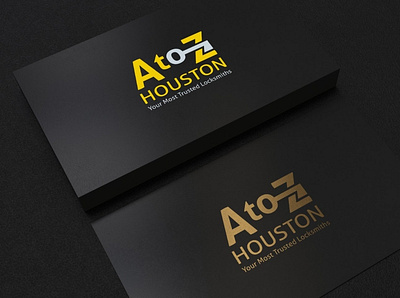 A to Z Houston | Logo brand identity branding design locksmith locksmith service locksmith services locksmiths logo logo design logos vector vectors