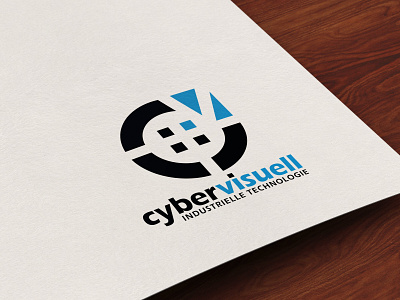 CyberVisuell | Logo brand identity branding design industrial lcd logo logo design logos technology vector vectors