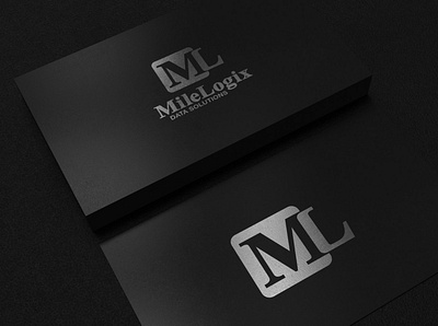 MileLogix | Logo brand identity branding data data solutions design it consulting logo logo design logos vector vectors