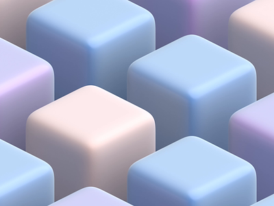 Cubes 3d abstract animation background blender block color colorful cube design endless graphic loop motion pastel colored render shape