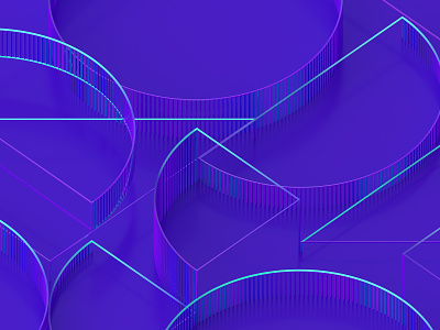 Geometric design 3d abstract background blender design geometric graphic design illustration line purple render shape