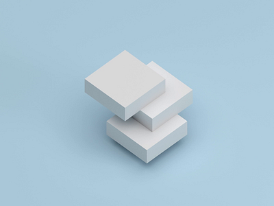 Cube 3d abstract animation art blender3d block box clean concept cube design loop minimalism motion graphics render shape simple visual