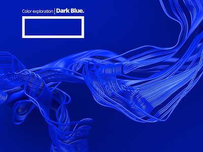 Color exploration | Dark Blue. 3d abstract art background blender3d blue color design exporation illustration render shape visual