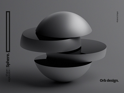 Sphere 3d abstract art blender3d clean concept design graphic illustration minimal orb render shape simple sphere visual