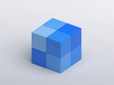 Cubes 3d abstract animation background blender3d block blue clean cube design geometric loop motion graphics render shape simple visual