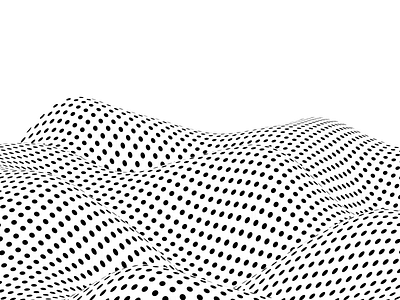 motion graphics loop 3d abstract animation art background black clean design loop motion graphics polka dot shape simple visual wave white