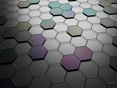 Abstract 3d render 3d abstract background hexagon hexagonal honeycomb line mesh polygonal render surface wallpaper