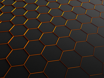 Background with hexagons