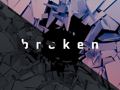 Cracked surface, 3d render 3d abstract background blast break broken crack crash destruction explosion render wall