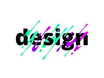 Design abstract design drip flat illustration ink liquid paint pattern shape splash vector
